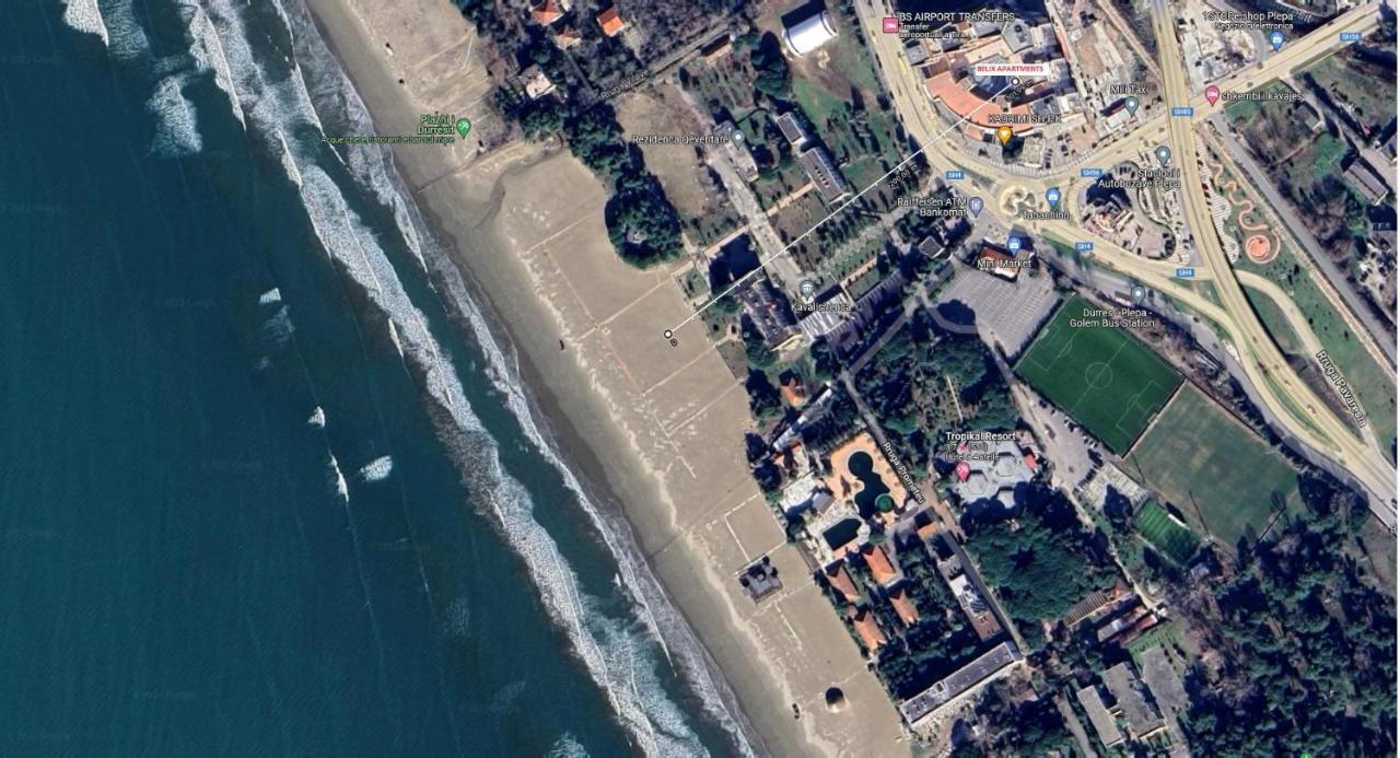 Belix Seaview Apartments Durres Bagian luar foto